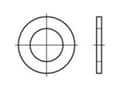 Pikkukuva 4 / 4: Aluslevy Sisähalkaisija: 3,7 mm DIN 433 Teräs Sinkitty 500 kpl TOOLCRAFT 106699