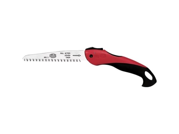 Felco 600, Beskjæringssag, Tre, Stål, Sort, Kromfarget, Rød, Sort, Rød, 16 cm
