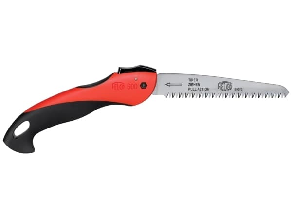Felco 600, Beskjæringssag, Tre, Stål, Sort, Kromfarget, Rød, Sort, Rød, 16 cm