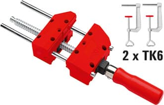 BESSEY Mini Vice S 10 - Parallel clamp - maks. åpning: 100 mm