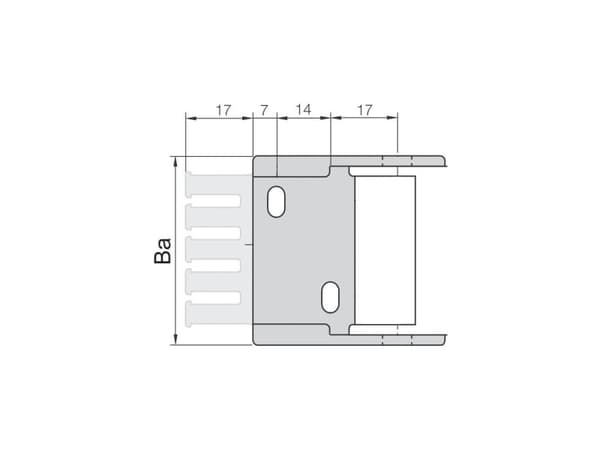 Igus Easy Chain® E-Chain® E14.2 114.3.12pz Connection Element Push Button Principle