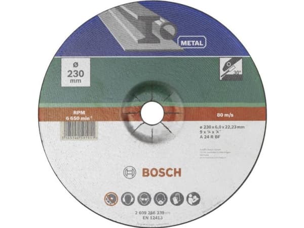 Bosch Accessories 2609256339 Skrubskive forkrøppet 230 mm 22.23 mm 1 stk