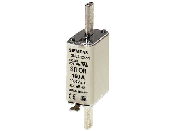 Siemens 3NE4118 Sikringsindsats Sikringsstørrelse = 0 63 A 1000 V 3 stk