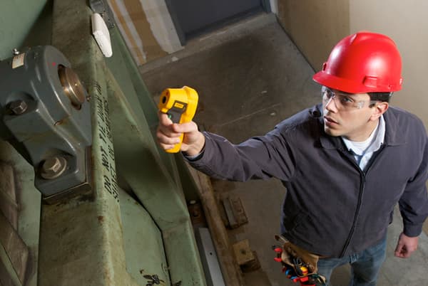 Fluke 62 MAX, F, °C, -30 - 500 °C, Gult, -22 - 932 °F, 1,5 °C, Rektangulær