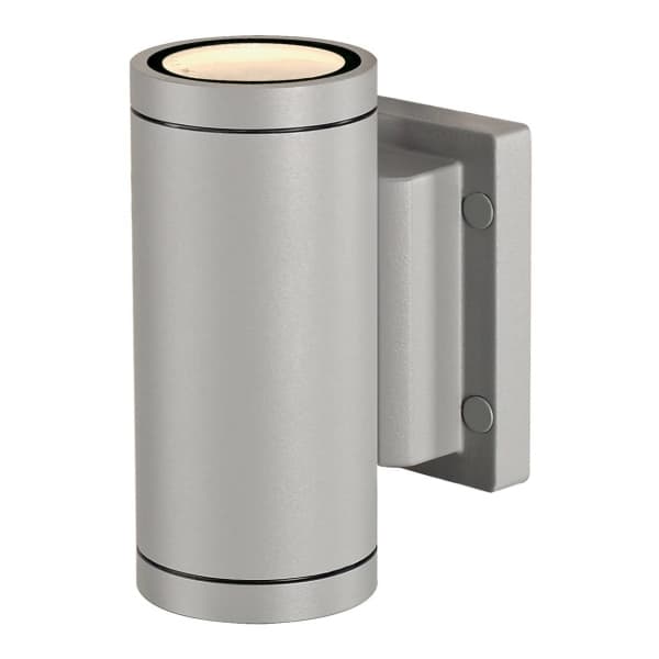 MYRA væglampe, op/ned, 2xGU10, IP55, grå