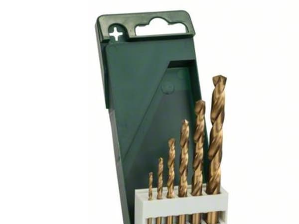 Bosch Accessories 2609255113 HSS Metal-spiralbor-sæt 6 dele TiN DIN 338 Cylinderskaft 1 Set