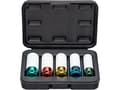 Miniatyrbilde 5 av 5: Vigor V2257, Støpselsett, 1/2", Metrisk, 5 hoder, 15,17,19,21,22 mm