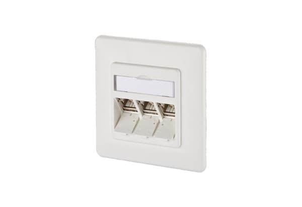 METZ CONNECT 1309131002-E, RJ-45, 6a, -40 - 70 °C, vit, koppar, zink, GHMT