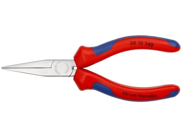 Knipex 30 15 140, Nåltänger, 4 mm, 4,2 cm, Stål, Blå, Röd, 140 mm