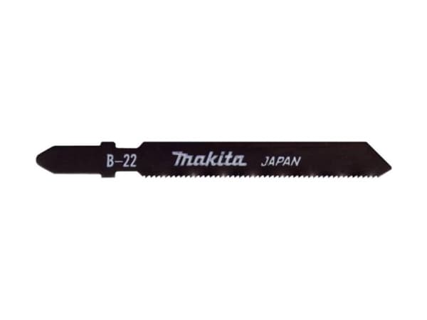 Makita B-22 - pistosahanterä - 5 kpl - T-akseli - pituus: 75 mm - Makita 4329J, 4351FCTJ, JR1000FTJ, JV0600J, JR1000FTJ, JV0600J, Makita 4329J, 4351F