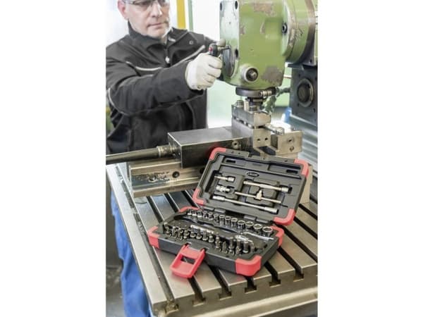 Vigor Topnøglesæt Metrisk 1/4 (6,3 mm) 46 dele V2414