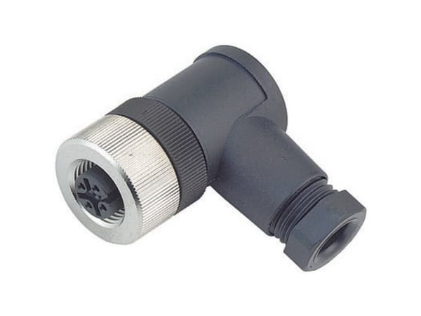 Binder 99-0524-24-04 Sensor, kontakt för manöverdon, M12 Anslutning, vinklad Polnummer (RJ): 4 1 st