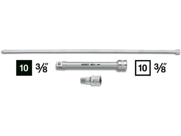 HAZET 8821-3, Stikkontakt, 3/8", Metrisk/imperisk, 1 hoder, 10 mm, 3/8"