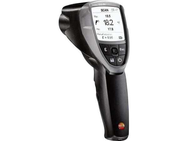 Testo 835-T1, 193 mm, 166 mm, 63 mm, 514 g, Sort, Grå, °C