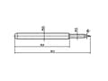 Miniatyrbild 3 av 3: PTR 1040-B-1.5N-NI-1.5 Precisionssond