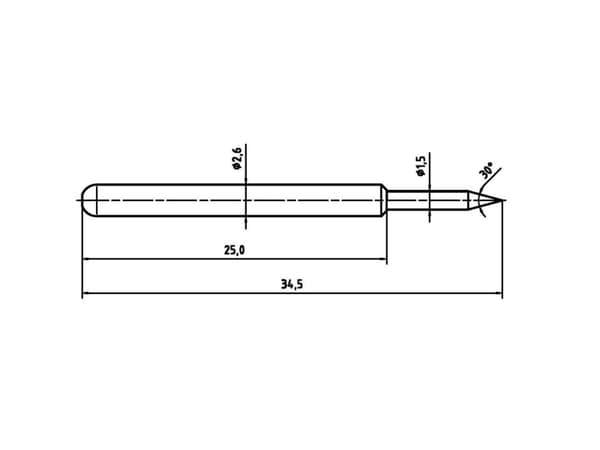 PTR 1040-B-1.5N-NI-1.5 Precisionssond