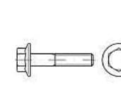 TOOLCRAFT 139596 Sekskantsskruer med flange M5 10 mm Udvendig sekskant DIN 6921 Stål 500 stk
