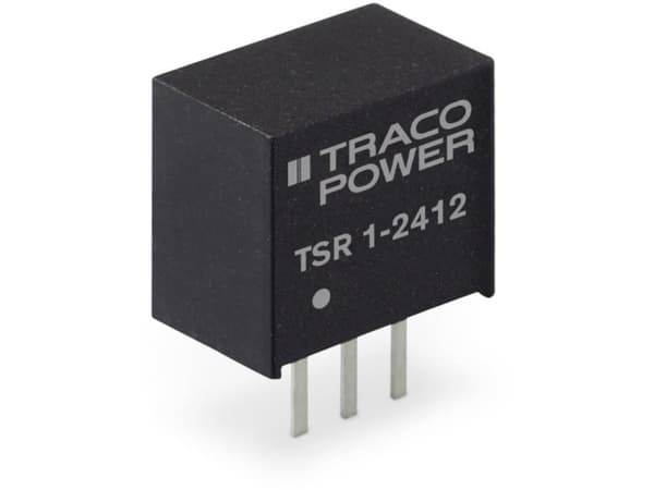 Traco Power TSR 1-2465, 7,5 mm, 10,1 mm, 14 mm, 2,6 g, 1000 mA, 6,5 V