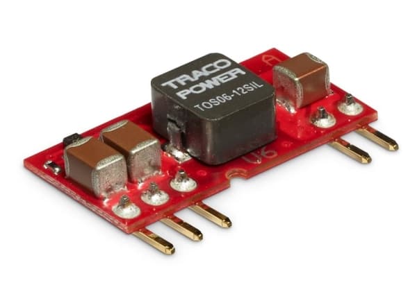TracoPower TOS 06-12SIL DC/DC-muunnin, piirilevy 5 V/DC 6 A Lähtöjen määrä: 1 x