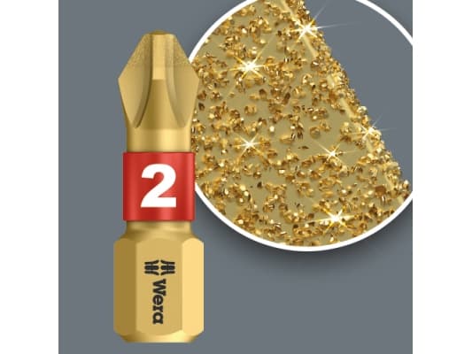 Wera Bit-Check 7 Diamond 1 - Skrutrekkerspissett - 7 deler