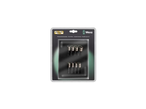 Wera 869/4 M Set A SB - Pipenøkkelsett - 8 deler - 1/4" - inn belt pouch