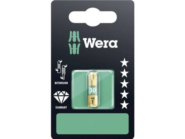 Wera 867/1 BDC SB SiS 05134378001 Torx-bit T 30 Værktøjsstål Legeret, Diamantbelagt D 6.3 1 stk