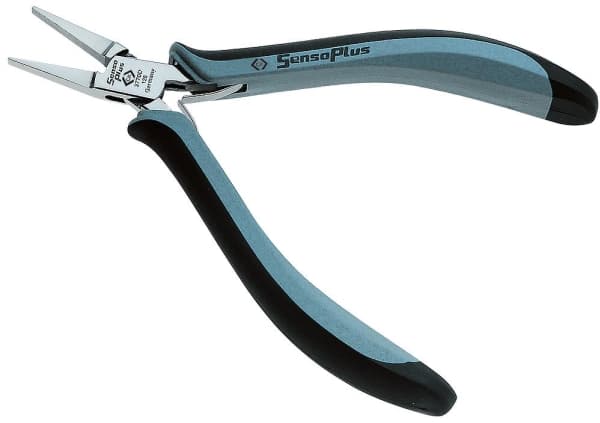 C.K Tools SensoPlus, Nesetang, Stål, Sort, Blå, 120 mm