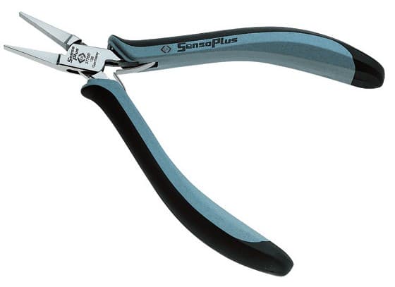 C.K Tools SensoPlus, Nesetang, Stål, Sort, Blå, 120 mm
