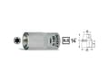 Miniatyrbilde 4 av 4: HAZET 850-E10, Stikkontakt, 1/4", Metrisk, 1 hoder, E10, 1,3 cm