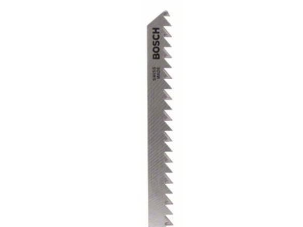 Bosch T 301 CD, Figursågblad, Trä, Stål med hög kolhalt (HCS), Svart, Rostfritt stål, 3 mm, 11,7 cm