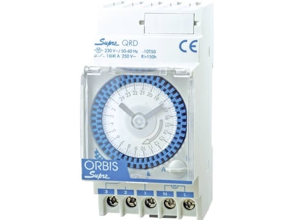 Orbis SUPRA QRD kontaktur - Analog, Døgn-Ur, 44,0 mm, Med gangreserve