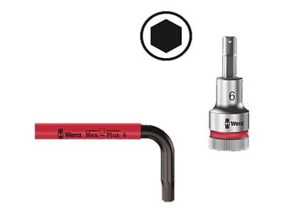Wera 950/9 Hex-Plus - L-nyckelsats - 9 delar - i hållare