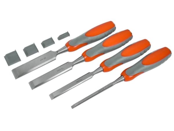 Set med trämejslar med blad av härdat stål, 6,5, 13, 19, 25 mm bredd AVIT AV10010