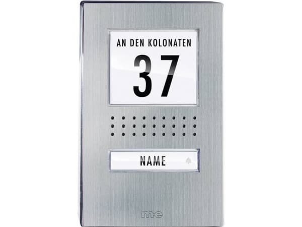 M-E MODERN-ELECTRONICS dør intercom system kablet utedel ADV 110.1 EG 1 enebolig Edelst (ADV 110.1 EG)