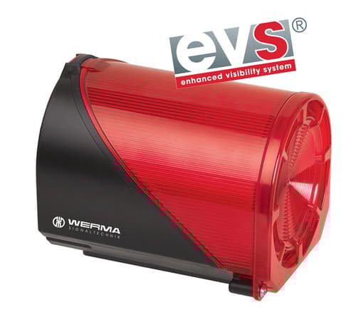 Werma 444.110.75, Punainen, 50000 h, Polykarbonaatti (PC), -30 - 50 °C, IP65, 24 V