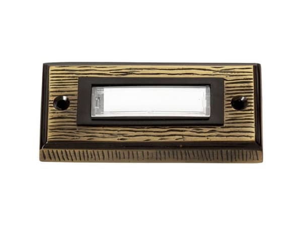 Heidemann 70301 Ovikellokilpi nimikilvellä Simple Bronze 24 V/1 A