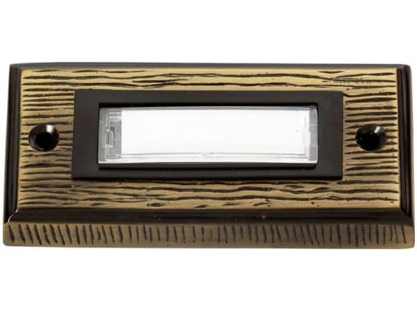 Heidemann 70301 Ovikellokilpi nimikilvellä Simple Bronze 24 V/1 A