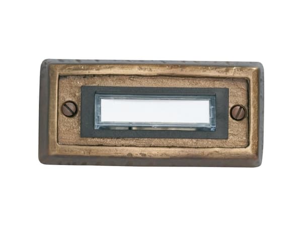 Heidemann 70301 Klockplatta med namnskylt Simple Bronze 24 V/1 A