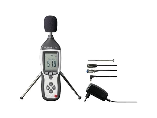 Voltcraft SL-451 äänitasomittari, melumittari 31,5 Hz - 8 kHz (SL-451)