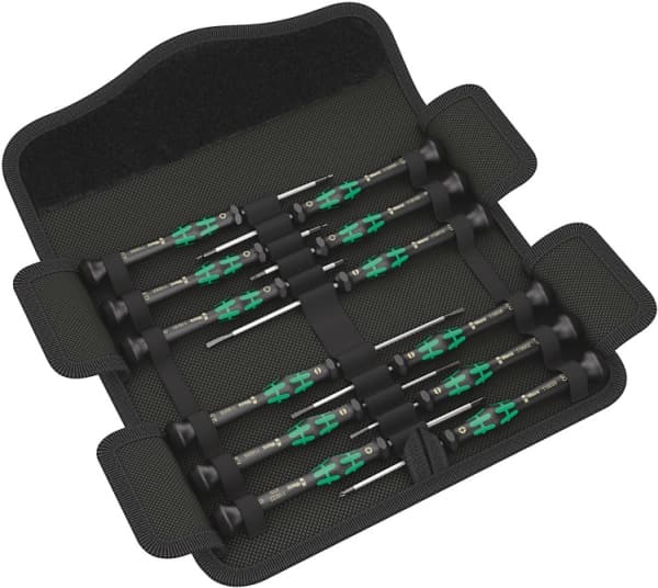 Wera Series Kraftform Micro Universal 1 Electronic - Skrutrekkersett - 12 deler - i pose