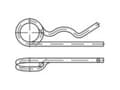 Miniatyrbilde 4 av 4: TOOLCRAFT splitten Galvaniseret stål 100 stk