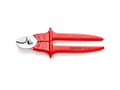Pikkukuva 3 / 5: Knipex 95 06 230, Käsikaapelileikkuri, Punainen, Ruostumaton teräs, Ruostumaton teräs, 7 cm, Saksaa