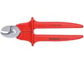 Pikkukuva 4 / 5: Knipex 95 06 230, Käsikaapelileikkuri, Punainen, Ruostumaton teräs, Ruostumaton teräs, 7 cm, Saksaa