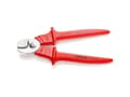 Pikkukuva 2 / 5: Knipex 95 06 230, Käsikaapelileikkuri, Punainen, Ruostumaton teräs, Ruostumaton teräs, 7 cm, Saksaa