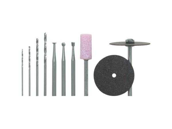 Donau Elektronik 1791 Bohr - og slibning sæt 10tlg 1 Set