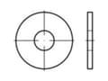 Pikkukuva 3 / 4: Aluslevy Sisähalkaisija: 39 mm DIN 9021 Teräs Sinkitty 25 kpl TOOLCRAFT 146454