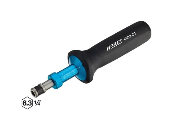 HAZET 6002CT, Slipper-momentnyckel, Nm, Mekanisk, 1/4", 6.3 mm, 0,1 - 1,2 nm