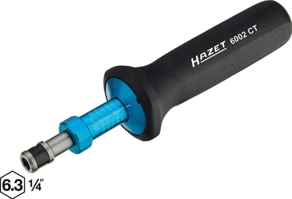 HAZET 6002CT, Slipper-momentnyckel, Nm, Mekanisk, 1/4", 6.3 mm, 0,1 - 1,2 nm