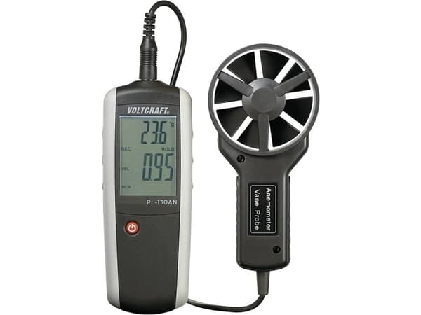 Anemometer VOLTCRAFT PL-130 AN 0.4 til 30 m/s