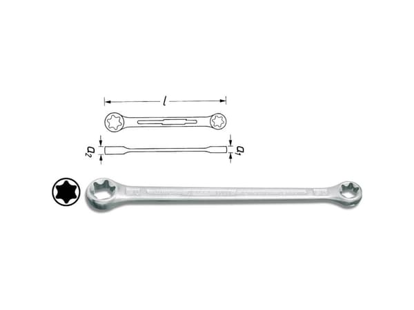 HAZET 609-E20XE24, Silver, 20,24 mm, Silver, 224 mm, 171 g, 1 styck